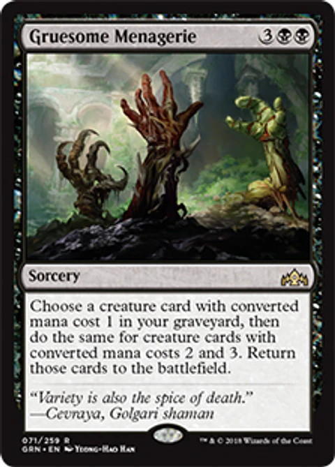 Gruesome Menagerie - GRN - R