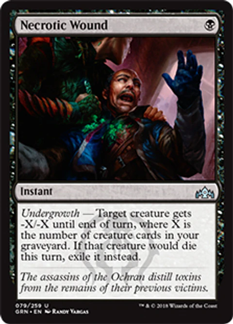 Necrotic Wound - GRN - U