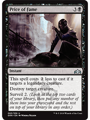 Price of Fame - GRN - U