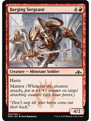 Barging Sergeant - GRN - C