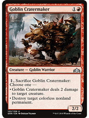Goblin Cratermaker - GRN - U