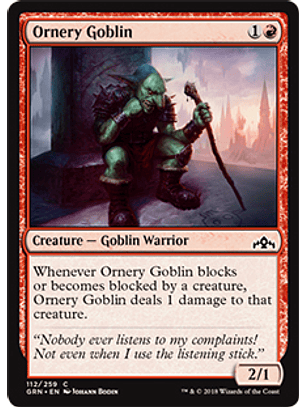 Ornery Goblin - GRN - C