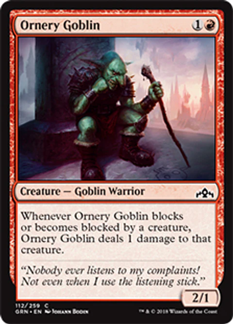 Ornery Goblin - GRN - C