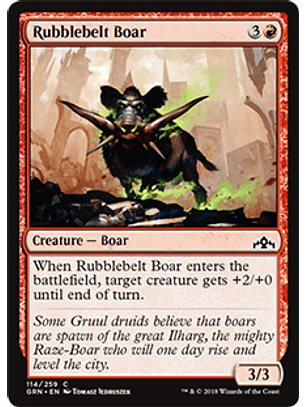 Rubblebelt Boar - GRN - C