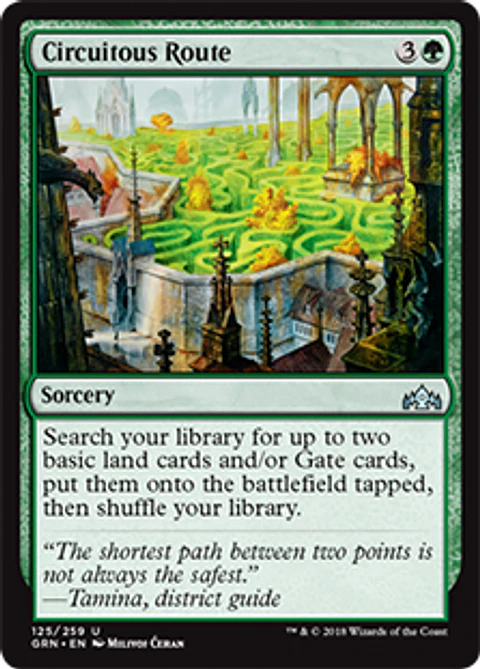 Circuitous Route - GRN - U