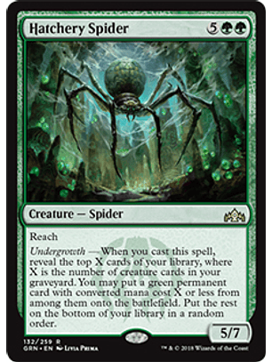Hatchery Spider- GRN - R