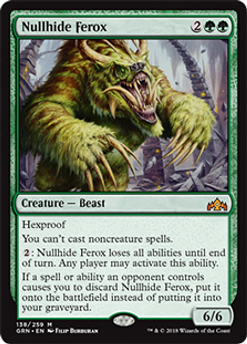 Nullhide Ferox - GRN - M