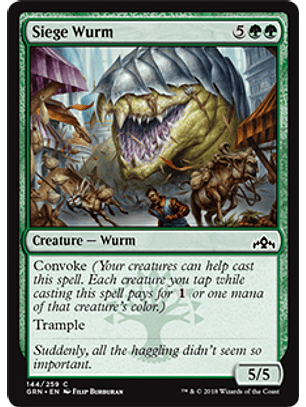 Siege Wurm - GRN - C