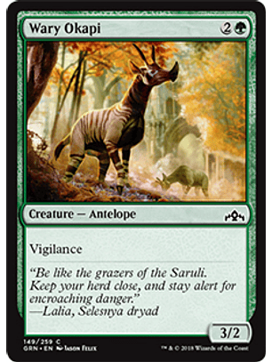 Wary Okapi - GRN -  C