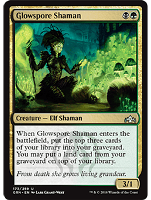 Glowspore Shaman - GRN - U