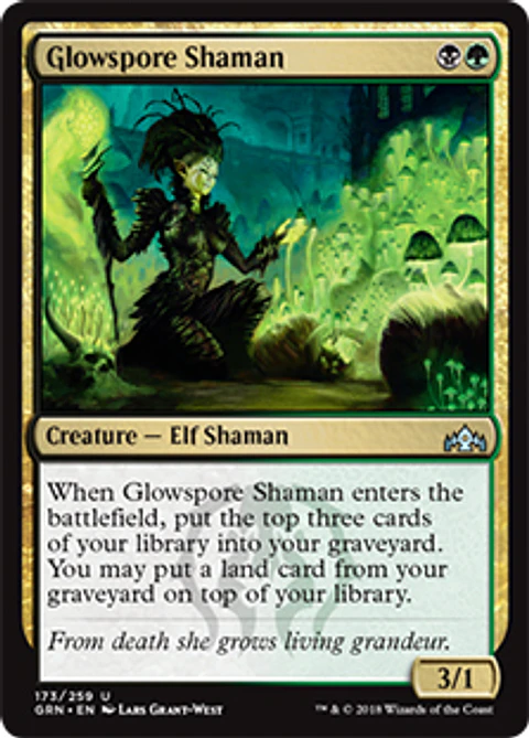 Glowspore Shaman - GRN - U