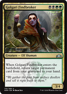 Golgari Findbroker - GRN - U 1