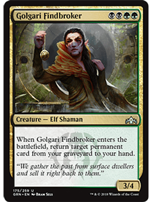 Golgari Findbroker - GRN - U