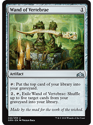 Wand of Vertebrae - GRN - U