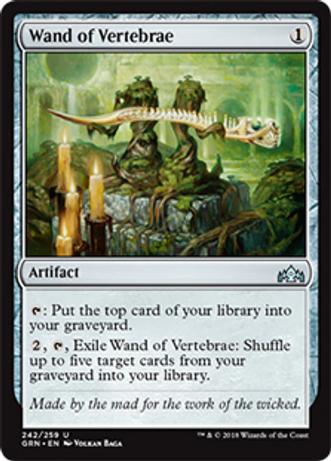 Wand of Vertebrae - GRN - U