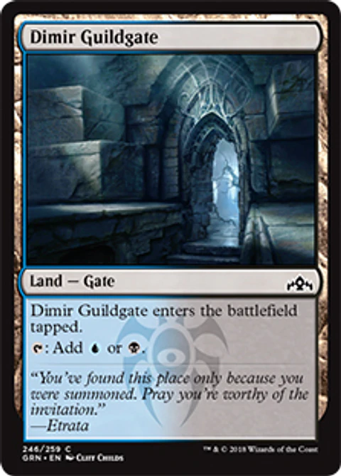 Dimir Guildgate - GRN - 246 - C