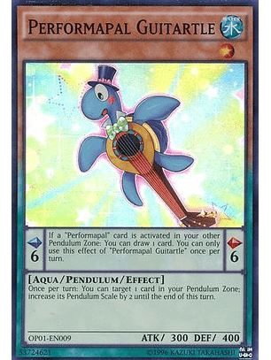 Performapal Guitartle - OP01-EN009 - Super Rare (español)