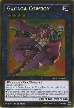 Gagaga Cowboy - PGL3-EN067 - Gold Rare  1