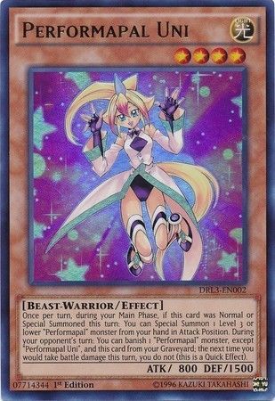 Performapal Uni - DRL3-EN002 - Ultra Rare 1
