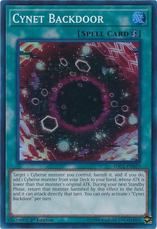 Cynet Backdoor - SDCL-EN023 - Super Rare 1