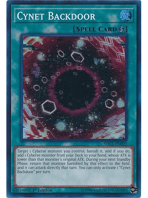 Cynet Backdoor - SDCL-EN023 - Super Rare