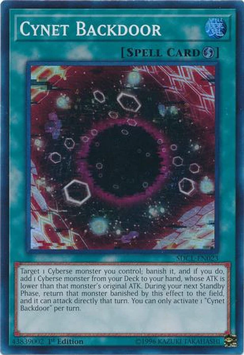 Cynet Backdoor - SDCL-EN023 - Super Rare