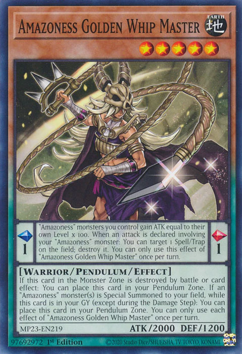 Amazoness Silver Sword Master - MP23-EN220 - Common 