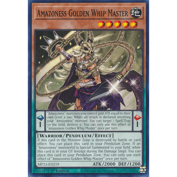 Amazoness Silver Sword Master - MP23-EN220 - Common 