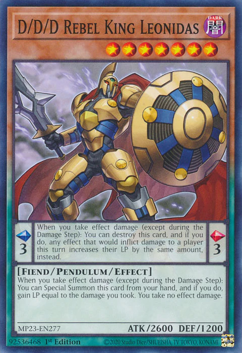 D/D/D Rebel King Leonidas - MP23-EN277 - Common 
