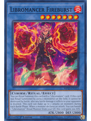Libromancer Fireburst - MP23-EN112 - Common 