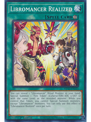 Libromancer Realized - MP23-EN113 - Common 