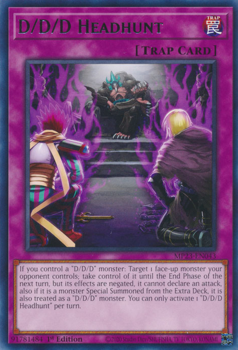D/D/D Headhunt - MP23-EN043 - Rare 1