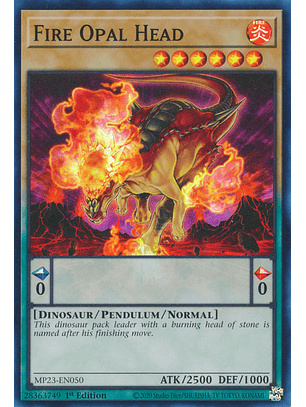 Fire Opal Head - MP23-EN050 - Super Rare
