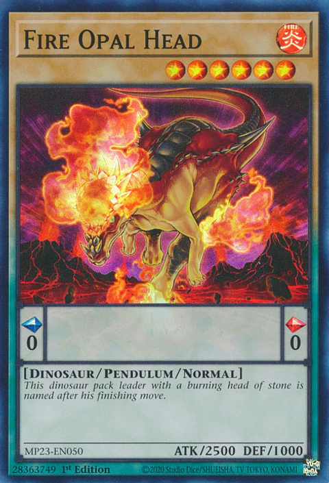Fire Opal Head - MP23-EN050 - Super Rare