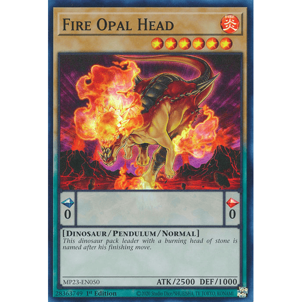 Fire Opal Head - MP23-EN050 - Super Rare