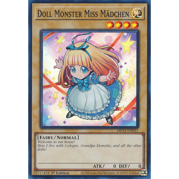 Doll Monster Miss Mädchen - MP23-EN051 - Super Rare