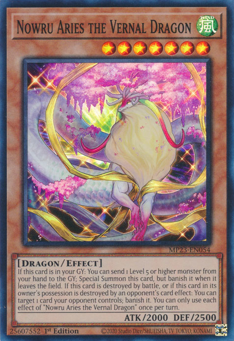Nowru Aries the Vernal Dragon - MP23-EN054 - Super Rare 1