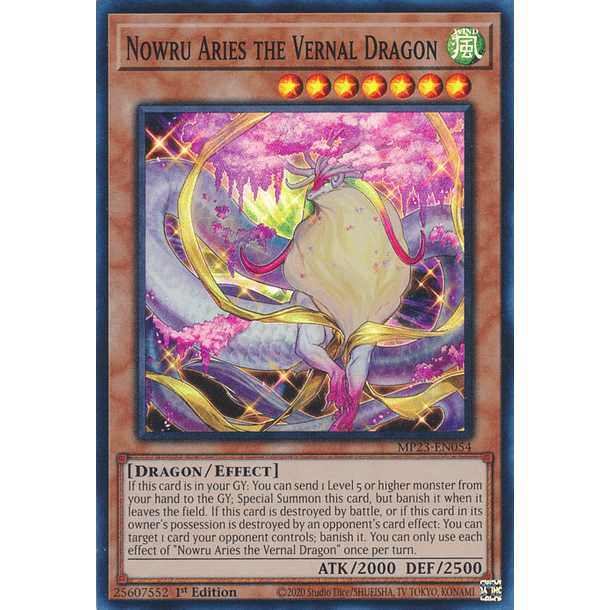 Nowru Aries the Vernal Dragon - MP23-EN054 - Super Rare