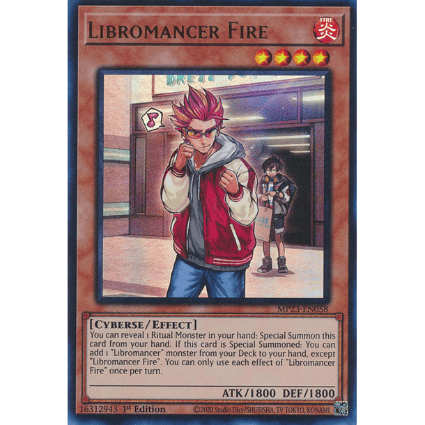 Libromancer Fire - MP23-EN058 - Ultra Rare