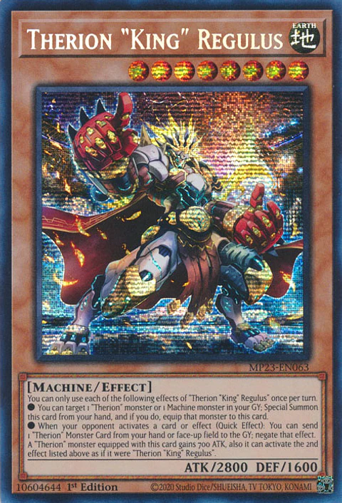 Therion "King" Regulus - MP23-EN063 - Prismatic Secret Rare