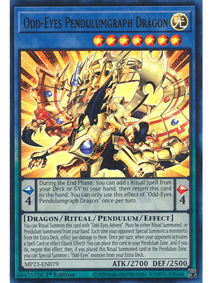 Odd-Eyes Pendulumgraph Dragon - MP23-EN079 - Ultra Rare