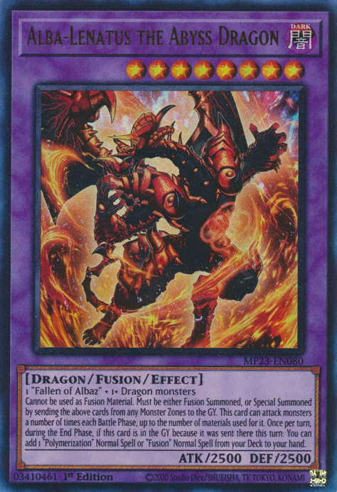 Alba-Lenatus the Abyss Dragon - MP23-EN080 - Ultra Rare 1