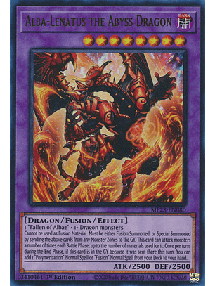 Alba-Lenatus the Abyss Dragon - MP23-EN080 - Ultra Rare