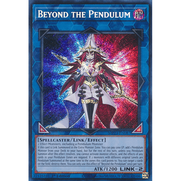 Beyond the Pendulum - MP23-EN087 - Prismatic Secret Rare