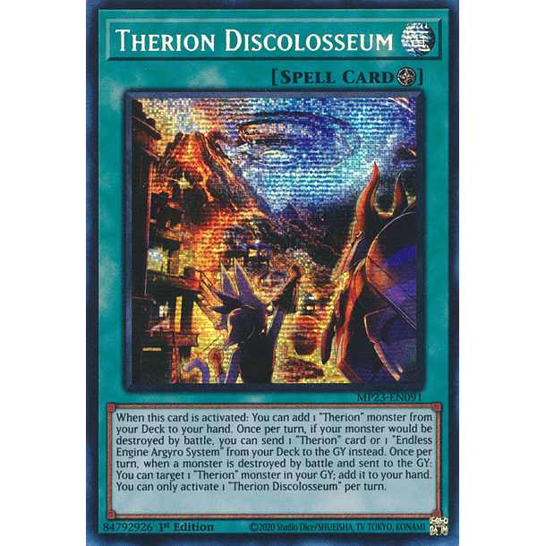 Therion Discolosseum - MP23-EN091 - Prismatic Secret Rare 