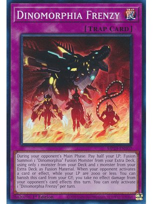 Dinomorphia Frenzy - MP23-EN107 - Super Rare