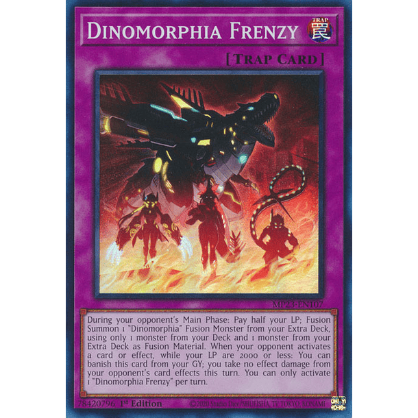 Dinomorphia Frenzy - MP23-EN107 - Super Rare