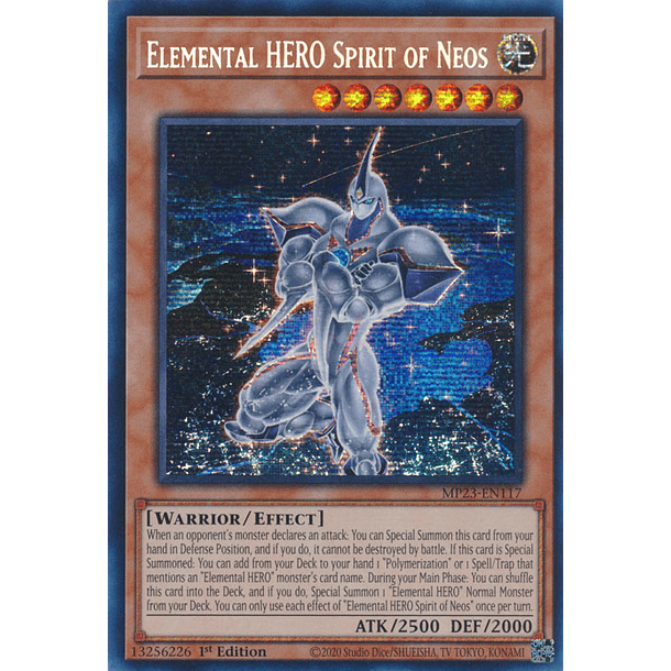 Elemental HERO Spirit of Neos - MP23-EN117 - Prismatic Secret Rare