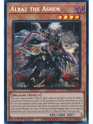 Albaz the Ashen - MP23-EN122 - Prismatic Secret Rare