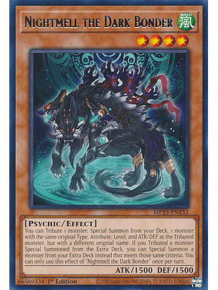 Nightmell the Dark Bonder - MP23-EN133 - Rare